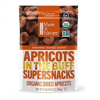 Made In Nature | Organic Dried Apricots | Non-GMO, Unsulfured Dried Fruit | 48 Ounce (Pack of 1)