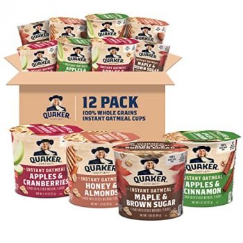 Quaker Instant Oatmeal Express Cups, 4 Flavor Variety Pack, 1.76 Ounce (Pack of 4)