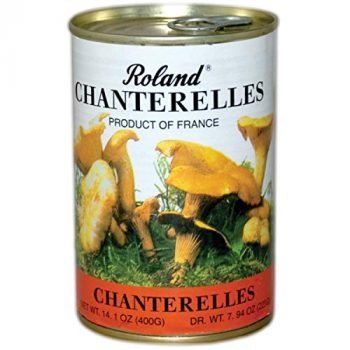 Roland Foods Canned Chanterelle Mushrooms, Specialty Canned Food, 7.9-Ounce Can