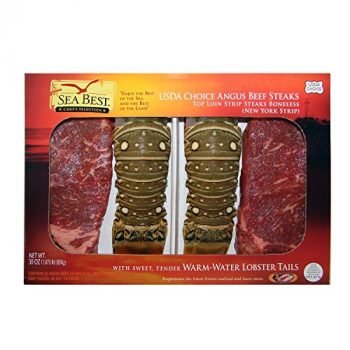 Sea Best NY Strip Steak and Warm Water Lobster Surf and Turf, 30 Ounce