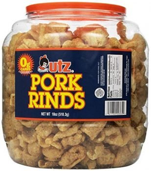 Utz Pork Rind Barrel - 18 oz. by Utz [Foods]