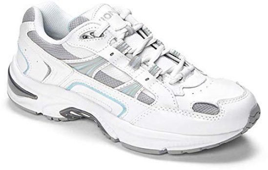 Orthaheel Walker Women's Plantar Fasciitis Shoe - White Blue - 8 Med