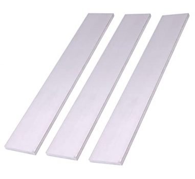 3 Pieces 1/4" (6mm) X 2"(50mm) Square Aluminum Flat BAR 12" Long .23"6061 General Purpose Plate,T6511 Solid New Mill Stock