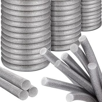 Caulk Saver Foam Backer Rod for Gaps and Joints Backing Rod Concrete Filler Rope, Gray(5/8 Inch x 30 Ft)