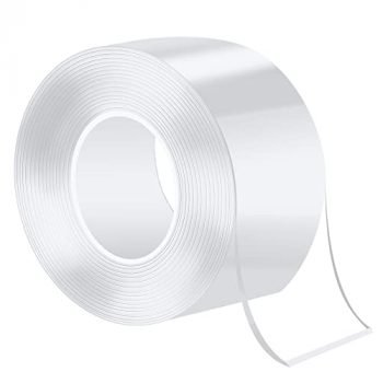 Caulk Strip PMMA Self Adhesive Waterproof Repair Tape for Bathtub Bathroom Shower Toilet Kitchen and Wall Sealing (49/25 Inch Width x 10Feet Length,Transparent)
