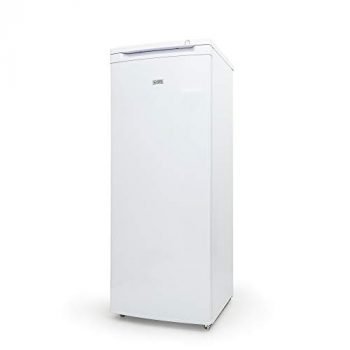 Commercial Cool Upright Freezer, Stand Up Freezer 6 Cu Ft with Reversible Door, White