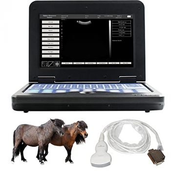 CONTEC Veterinary Portable Ultrasound Scanner For Pregnancy Check On Animals Horse Equine Goat Sheep Dog With 3.5MHz Convex Probe