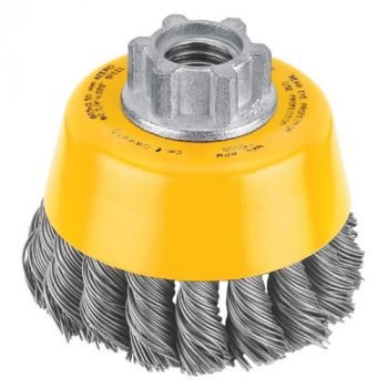 DEWALT Wire Cup Brush, Knotted, 3-Inch (DW4910)