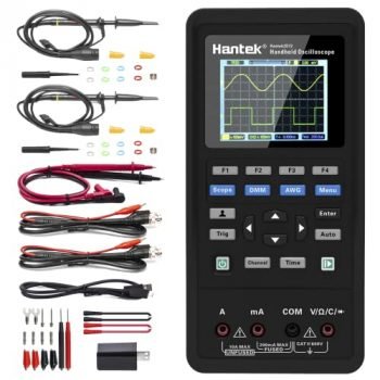 Hantek 2D72 Handheld Oscilloscope 70MHz Waveform Generator Multimeter 3 in 1 Multifunction Tester 2CH+AFG+DMM