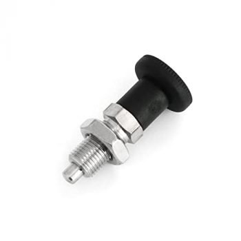 heyous Push Fit Ball Nose Spring Plunger Stainless Steel Spring Return Knob Plunger Spring Indexing Plunger M10