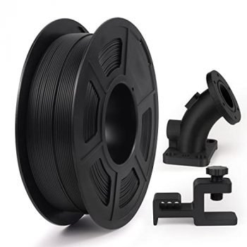 IEMAI Carbon Fiber PLA 3D Printer Filament, Carbon Fiber Filament 1.75mm, PLA Filament Spool 1KG, Dimensional Accuracy +/- 0.02mm Black Filament for 3D Printer