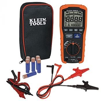 Klein Tools ET600 Multimeter, Megohmmeter Insulation Tester, 4000 Ohms Resistance, 125V/250V/500V/1000V, Auto-Ranging TRMS Multimeter