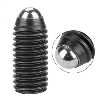 M12 Screw Thread Hex Socket Carbon Steel Ball Spring Plungers Set for Mechanical Devices (M12x25)