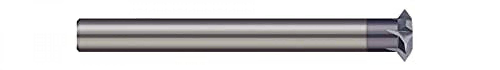 Micro 100 TM-500X Thread Milling Cutter - UN, 11-32 Thread Size, 1/2" Cutter Dia, 0.002" Flat, 5 Fl, 5 Fl, 5/16" Shank Dia, 2.610" OAL, AlTiN