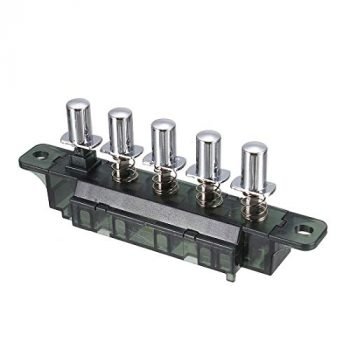 MQ165 AC 250V 4A 5 Pushbutton Piano Type Key Board Switch for Range Hood