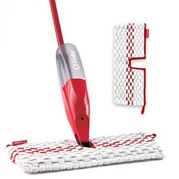 O-Cedar ProMist MAX Microfiber Spray Mop Removes 99% of Bacteria with just Water, Features 1 Extra Refill