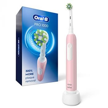 Oral-B Pro 1000 CrossAction Electric Toothbrush, Pink