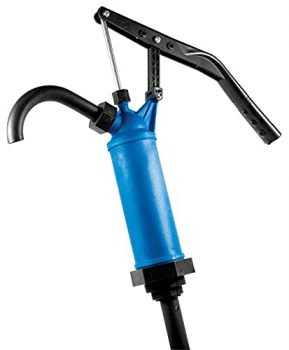 Performance Tool W54268 Lever Action General Purpose Barrel Drum Pump Dispenser for Fluid Transmission, Blue, 5-55 Gallon Containers