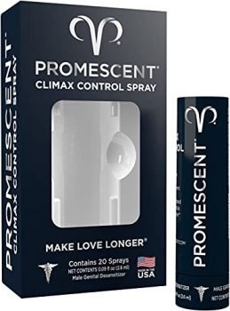 Promescent Desensitizing Delay Spray for Men Clinically Proven to Help You Last Longer in Bed - Better Maximized Sensation + Prolong Climax for Him, 2.6 ml