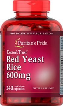 Puritan's Pride Red Yeast Rice 600 Mg, 240 Count