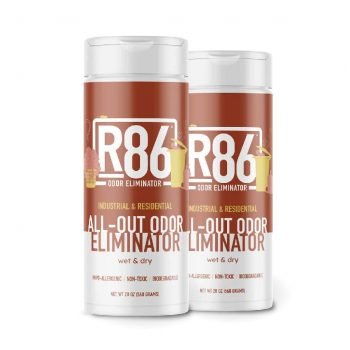 R86 Industrial All-Out Odor Eliminator, Removes Dead Animal Odor, Urine, Poop, Musty Basement, Natural Granular Formula, Use Wet or Dry, Biodegradable