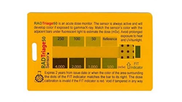 RADTriage Model50 Personal Radiation Detector for Wallet or Pocket,Nuclear Radiation Detector,Electromagnetic Field Radiation Detector,Anti Radiation Dosimeter, Ready-to-Go Portable Radiation Detector