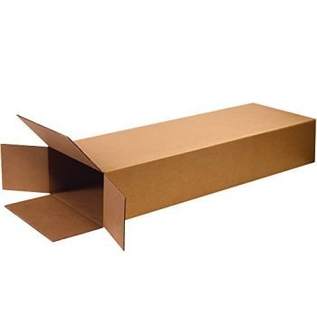 Ship Now Supply SN14452FOL Side Loading Boxes, 14"L x 4"W x 52"H, Kraft (Pack of 15)