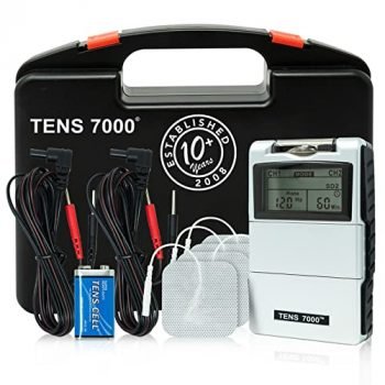 TENS 7000 Digital TENS Unit With Accessories - TENS Unit Muscle Stimulator For Back Pain, General Pain Relief, Neck Pain, Muscle Pain