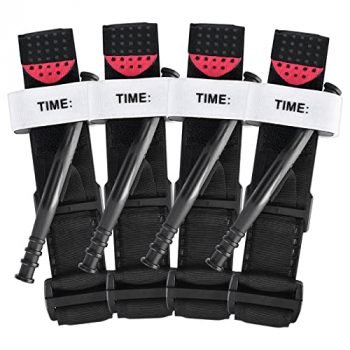 Tourniquets, 4 Pack Emergency Outdoor Tourniquet First Aid Tactical Life Saving Hemorrhage Control Military Tactical Emergency, Single-Handed Operation of Hemostatic Bandage