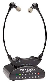 TV Ears Digital Wireless Headset System, Connects to Both Digital and Analog TVs, TV Hearing Aid Device for Seniors and Hard of Hearing, Voice Clarifying, DR Recommended-11741