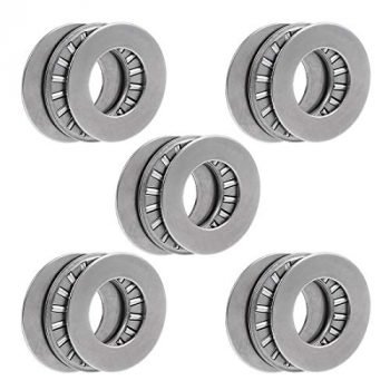 uxcell TC1018 Thrust Needle Roller Bearings with Washers 5/8" Bore 1-1/8" OD 5/64" Width 5pcs