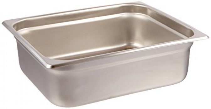 Winco Anti-Jamming Steam Pan, Half-Size x 4-Inch, Standard Weight