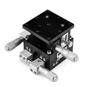 XYZ 3 Axis Manual Linear Stage 60x60mm Trimming Bearing Tuning Platform Sliding Table