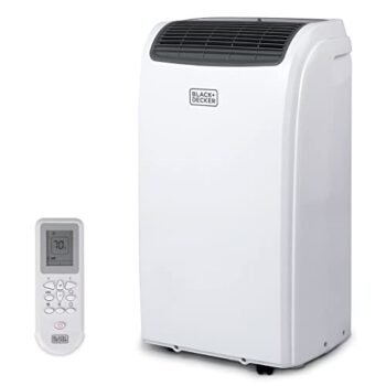 BLACK+DECKER Air Conditioner, 14,000 BTU Air Conditioner Portable for Room and Heater up to 700 Sq. Ft, 4-in-1 AC Unit, Dehumidifier, Heater, & Fan, Portable AC with Installation Kit & Remote Control