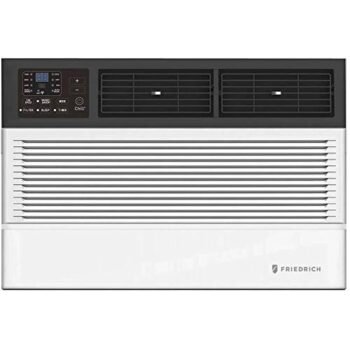 Friedrich CEW08B11A Chill Premier Smart Air Conditioner Window Unit, WiFi Mobile Control, White, Heating & Cooling Capacity (8000 BTU)