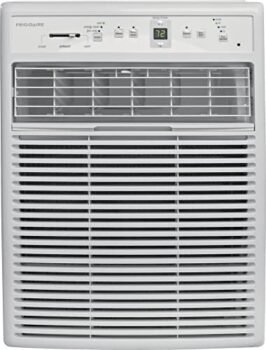 Frigidaire FFRS0822SE Window-Mounted Slider Casement Air Conditioner, 8,000 BTU with Multi-Speed Fan, Sleep Mode, Programmable Timer, Easy-to-Clean Washable Filter, in White