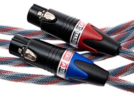 BETTERCABLES.COM Better Cables Silver Serpent Patriot Edition Balanced XLR Audiophile Audio Cables (Pair - 2 Cables) - High-End, High-Performance, Silver/Copper Hybrid, Low-Capacitance - 1.5 Feet