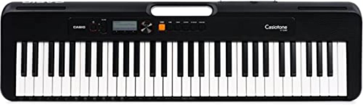 Casio Casiotone, 61-Key Portable Keyboard with USB, Black (CT-S200BK)