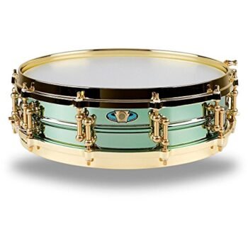 Ludwig LW0414CP 4 X 14 Inches Carl Palmer VENUS Signature Green Brass Snare Drum