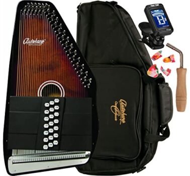 Oscar Schmidt OS21C 21 Chord Classic Autoharp with AC445 Padded Gig Bag