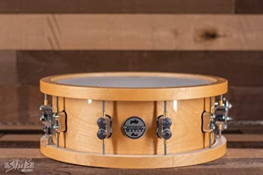 PDP 20-Ply Maple Snare with Wood Hoops and Chrome Hardware 14 x 5.5 in.