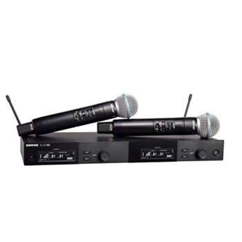 Shure SLXD24D/B58 Dual Channel Wireless Microphone System with 2 BETA 58A Handheld Mics, SLXD24D/B58-G58