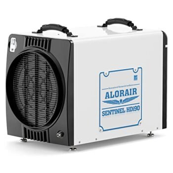 AlorAir Duct-able Version Basement/Crawl Space Dehumidifiers 198 PPD Commercial Industrial Dehumidifier with Pump & Drain Hose, Energy Star Listed, Auto Defrosting, 5 Years Warranty, Whole Homes