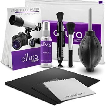 Altura Photo Professional Cleaning Kit for DSLR Cameras and Sensitive Electronics Bundle with 2oz Altura Photo Spray Lens and LCD Cleaner