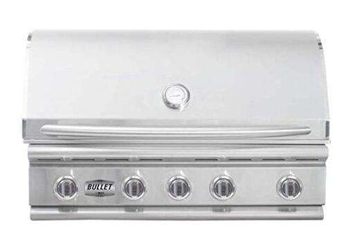 Bullet by Bull Outdoor Products 48209 Yukon Bullet by Bull 5 Burner Grill Natural Gas, Stainless Steel