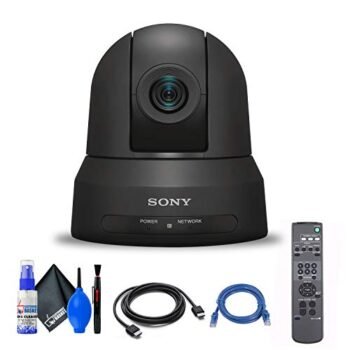 Electronics Basket-Sony Sony SRG-X400 1080p PTZ Camera with HDMI, IP & 3G-SDI Output (SRGX400) + Ethernet Cable + Cleaning Set + HDMI Cable - Bundle