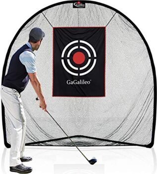 Golf Net Golf Practice Net for Backyard Golf Practice Golf Indoor Golfing Net Game Training Net 8x8x3.5FT with Carry Bag and Target