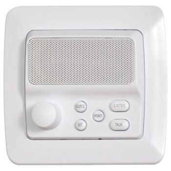 Intrasonic Technology IST Retro Intercom Room Station, White (RETRO-5R)