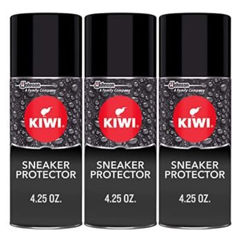 KIWI Sneaker Protector 4.25 oz - Stain Repellent and Waterproof Spray for Shoes. for All Shoe Materials and Colors. Step 2 of The 3-Step Sneaker Care System (1 Aerosol Spray Can)