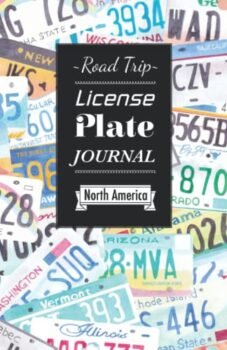 License Plate Journal for Road trips (Activity Books)